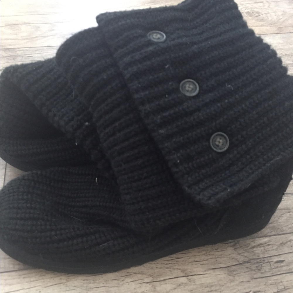 Ugg sweater boots.